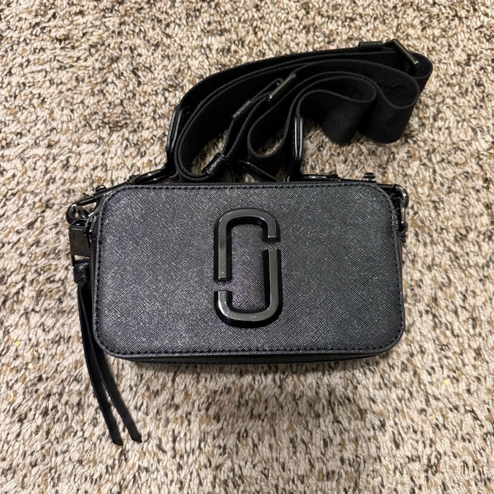 Marc Jacobs the Snaphot Crossbody Bag Black
